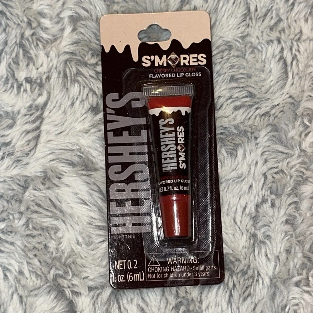 Hershey's S'mores Cherry Chocolate Flavored Lip Gloss 0.2 fl oz New NIP
